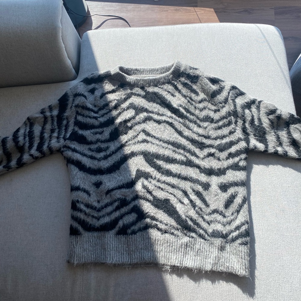 Animal print sweater